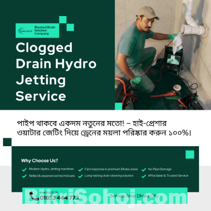 Gulshan Dhaka Hydro Jetting Drain Cleaning Service